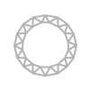 Round shaped diamond homepage symbol